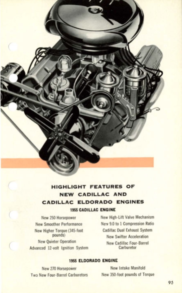 1955 Cadillac Salesmans Data Book Page 115